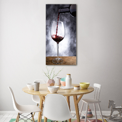 Foto obraz szkło akryl pionowy Czerwone wino