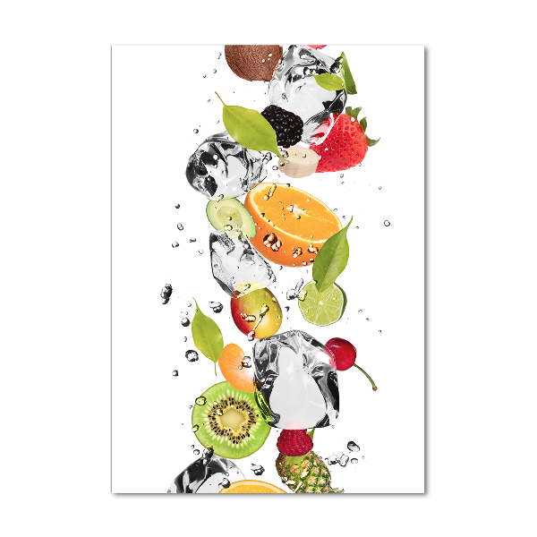 Staand foto op plexiglas Fruit en water