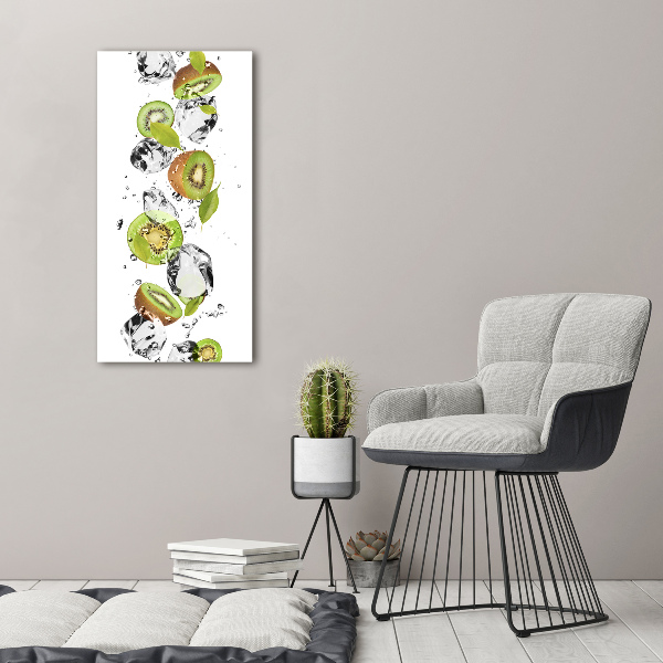Staand plexiglas foto Kiwi en water