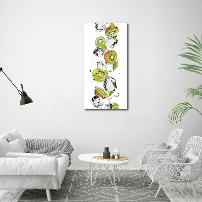 Staand plexiglas foto Kiwi en water