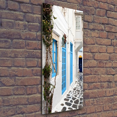 Staand plexiglas foto Griekse straten