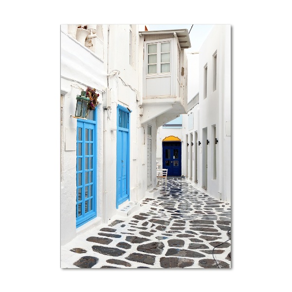 Staand plexiglas foto Griekse straten