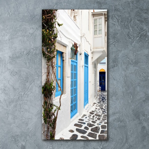 Staand plexiglas foto Griekse straten