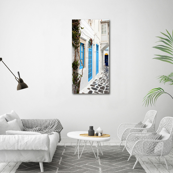 Staand plexiglas foto Griekse straten