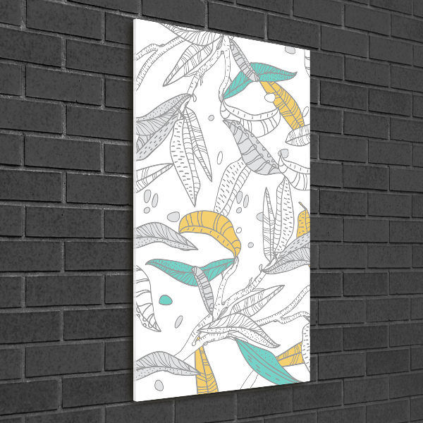 Staand plexiglas foto Kleurrijke bladeren