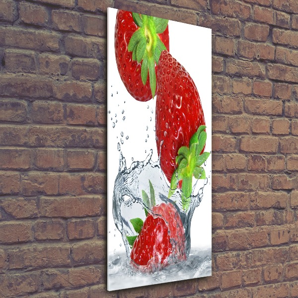Staand foto in plexiglas Aardbeien