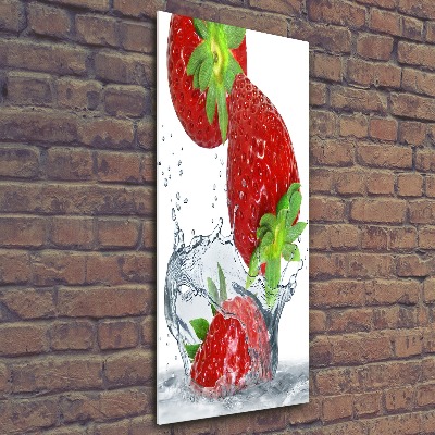 Staand foto in plexiglas Aardbeien