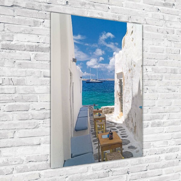 Staand foto in plexiglas Griekse straten