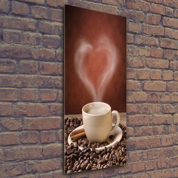 Staand foto op plexiglas Aromatische koffie