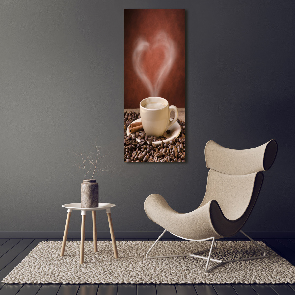 Staand foto op plexiglas Aromatische koffie