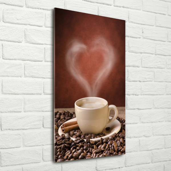 Staand foto op plexiglas Aromatische koffie