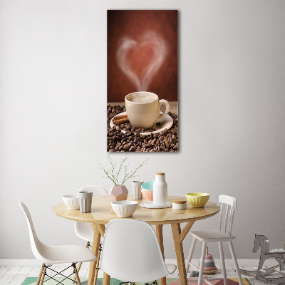 Staand foto op plexiglas Aromatische koffie