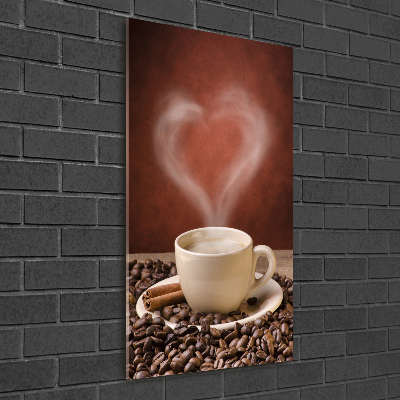 Staand foto op plexiglas Aromatische koffie