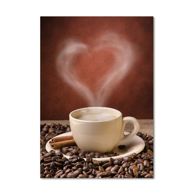 Staand foto op plexiglas Aromatische koffie