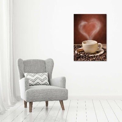 Staand foto op plexiglas Aromatische koffie