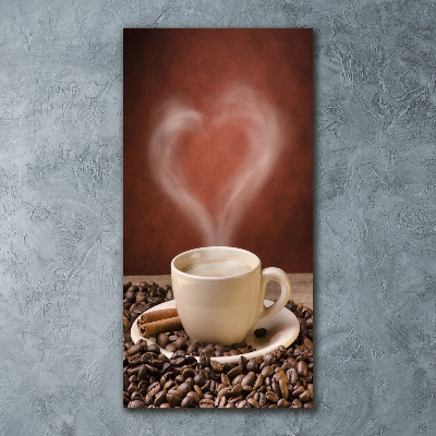 Staand foto op plexiglas Aromatische koffie