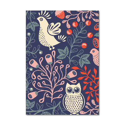 Staand plexiglas foto Haan hen uil