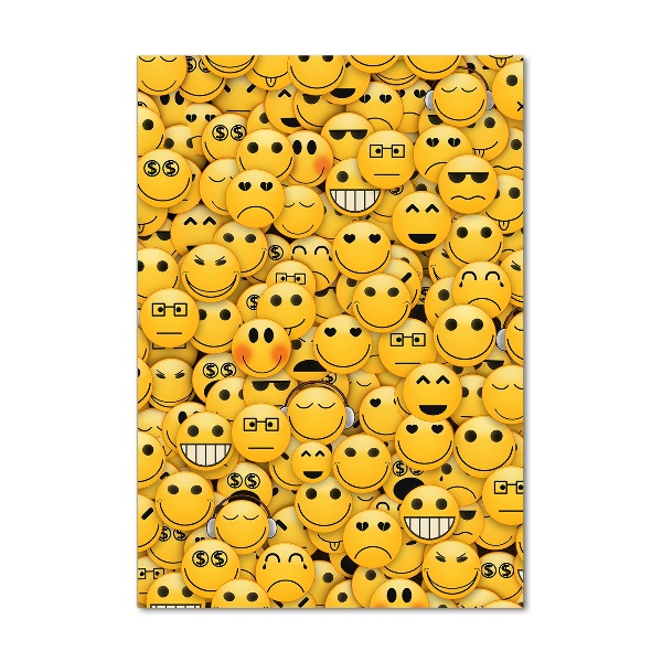 Staand foto in plexiglas Emoticons