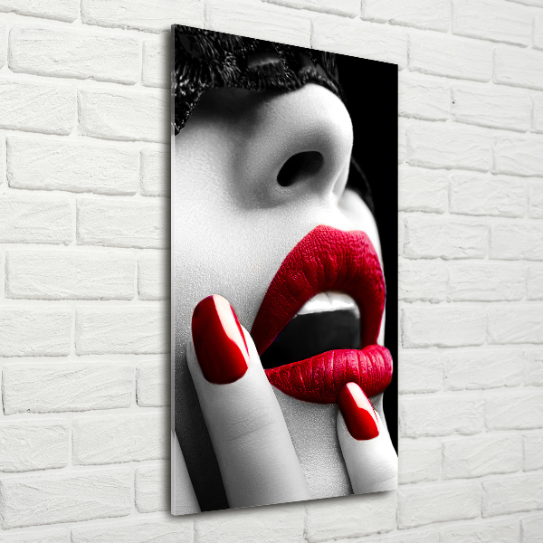 Staand foto op plexiglas Kanten masker