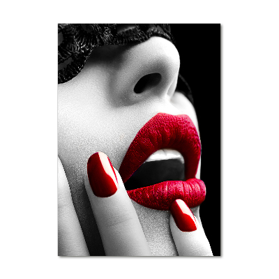 Staand foto op plexiglas Kanten masker