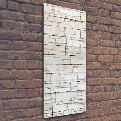 Staand foto plexiglas Stenen muur