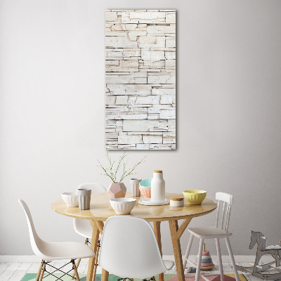 Staand foto plexiglas Stenen muur