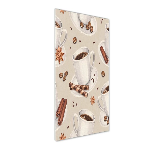 Staand foto op plexiglas Een kopje koffie