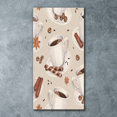 Staand foto op plexiglas Een kopje koffie