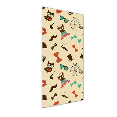 Staand foto plexiglas Uilen fietsbril