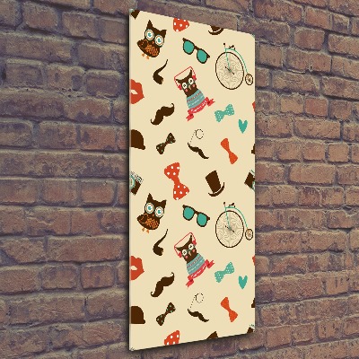 Staand foto plexiglas Uilen fietsbril