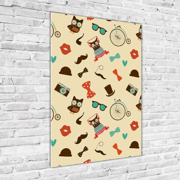 Staand foto plexiglas Uilen fietsbril