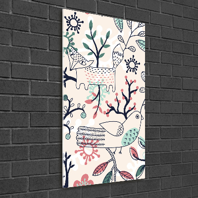 Staand foto op plexiglas Dieren en bloemen