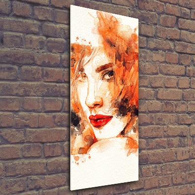 Staand foto plexiglas Abstracte vrouw