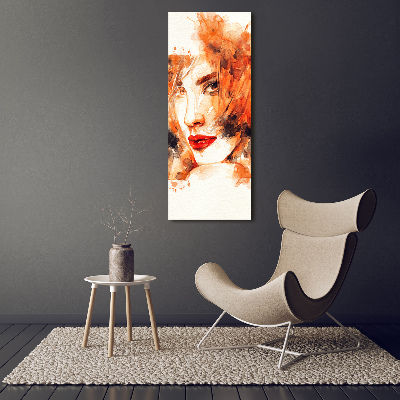 Staand foto plexiglas Abstracte vrouw