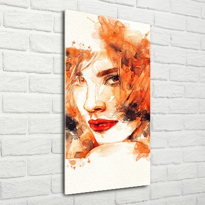Staand foto plexiglas Abstracte vrouw