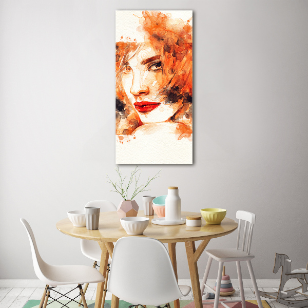 Staand foto plexiglas Abstracte vrouw