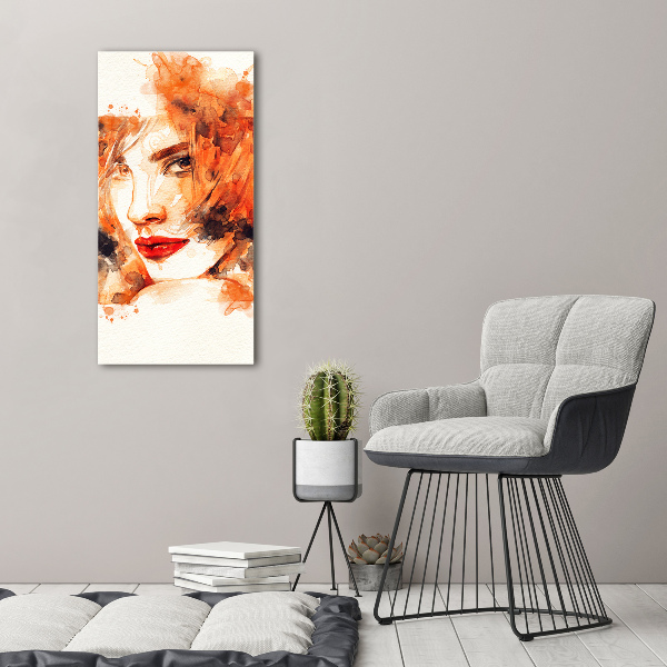 Staand foto plexiglas Abstracte vrouw