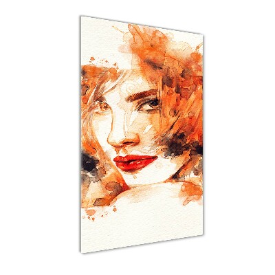 Staand foto plexiglas Abstracte vrouw