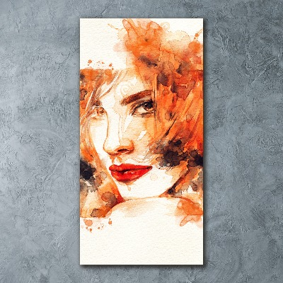 Staand foto plexiglas Abstracte vrouw