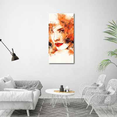 Staand foto plexiglas Abstracte vrouw