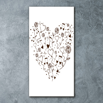 Staand foto op plexiglas Hart