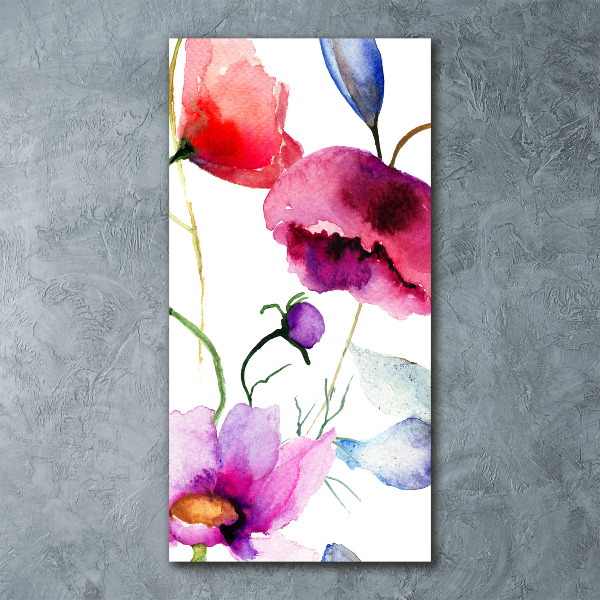 Staand plexiglas foto Klaprozen