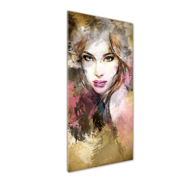 Staand foto plexiglas Abstracte vrouw