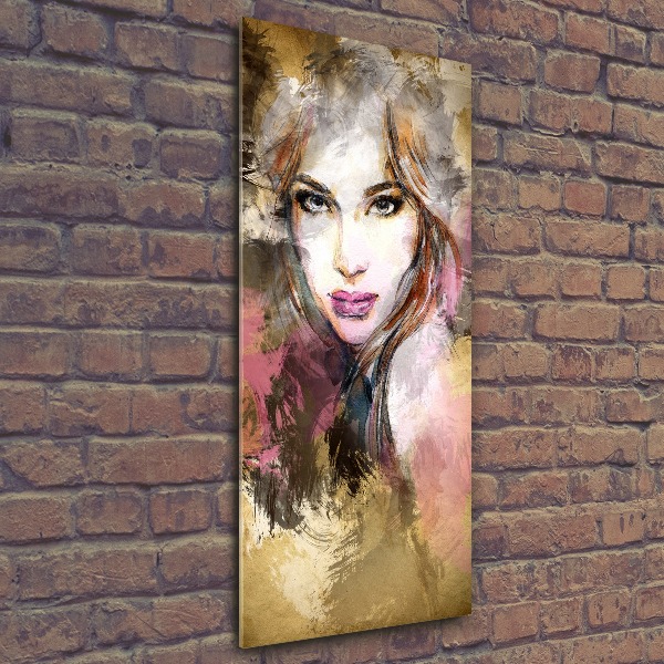 Staand foto plexiglas Abstracte vrouw