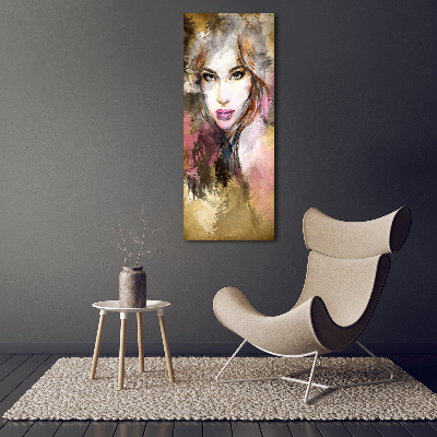 Staand foto plexiglas Abstracte vrouw