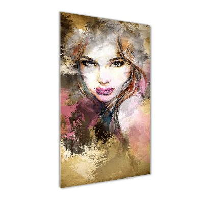 Staand foto plexiglas Abstracte vrouw