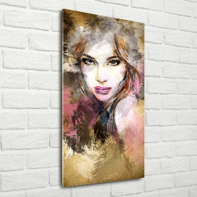 Staand foto plexiglas Abstracte vrouw