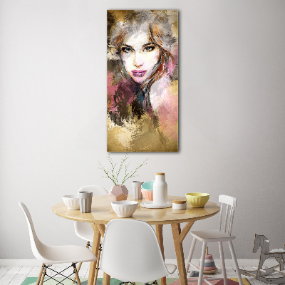 Staand foto plexiglas Abstracte vrouw