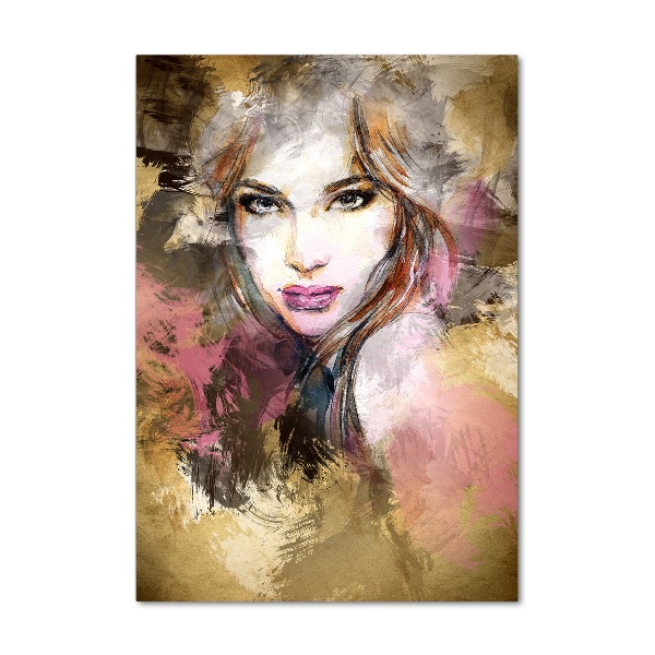 Staand foto plexiglas Abstracte vrouw