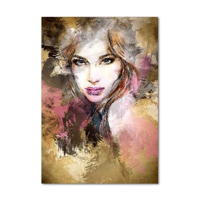 Staand foto plexiglas Abstracte vrouw